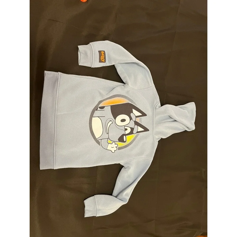 Bluey Kids Fleece Hoodie and Sweatpants Set Light Blue Size 6/7 2-Piece Outfit
